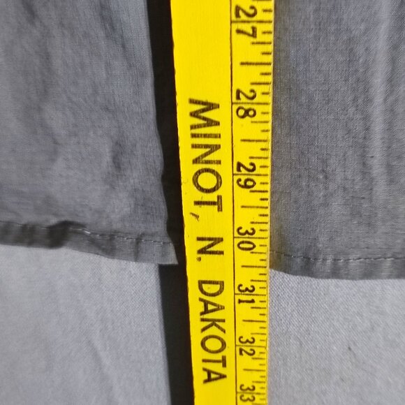 Tough Duck Work Wear Shirt men's size L grey and blue short sleeve durable - Picture 10 of 10